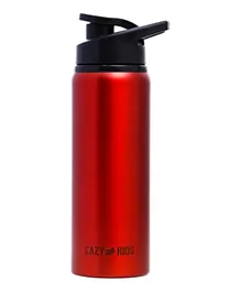 Eazy Kids Stainless Steel Sports Water Bottle Red - 700ml