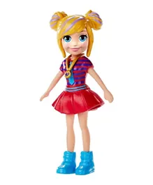 Polly Pocket Doll with Trendy Outfits - Multicolor
