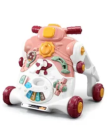 Little Angel Baby Walker 3 in1 Activity Center Push Walker - Multicolour