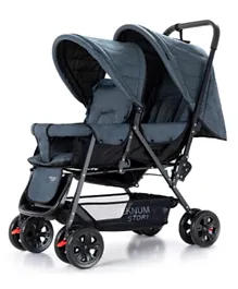 Teknum Twin Baby Stroller - Grey