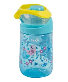 Moon Kids Water Bottle Blue - 410mL