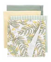Carter's Sage Swaddle Blanket Set Pack Of 3 - Soft Neutrals