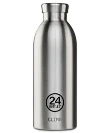 24Bottles Clima Double Walled Insulated Stainless Steel Water Bottle Silver - 500ml