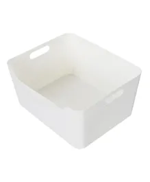 صندوق تخزين كيواي أورجانيز إكس لارج - أبيض