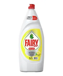 Fairy Plus Lemon Dishwashing Liquid Soap With Alternative Power To Bleach, 1.25L