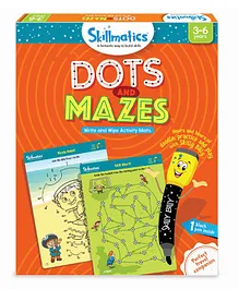 Skillmatics Dots and Mazes Activity Mats - Multicolour