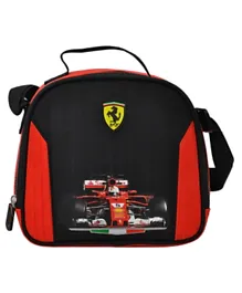 Ferrari Lunch Box Twin Turbo Design Bag - Red & Black