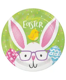 Creative Converting-Happy Easter Luncheon Plate Pack of 8 - Multicolor