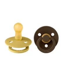 Bibs Colour 2 Pack Latex Pacifiers
