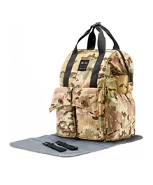 Little Story Elite Diaper Bag w/ Stroller Hooks & Changing mat -Camouflage
