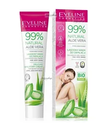 EVELINE 99% Natural Aloe Vera Delicate Depilatory Cream - 125mL