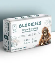Bloomies Premium Baby Diapers Size 4 - 40 Pieces