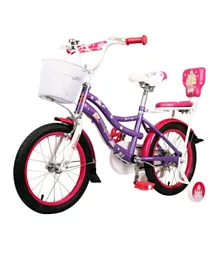 Mogoo Princess Kids Bicycle 16 Inch - Purple
