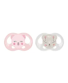 Tigex Soft Touch Silicone Pacifiers - Pack of 2