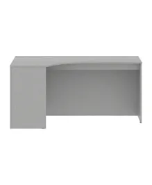 Skyland L-Shape Desk With Modesty Panel & Legs - Grey