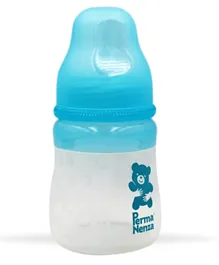 Permanenza Silicone Feeding Bottle Blue - 140ml