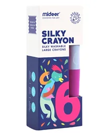 Mideer Washable Rotary Crayons - 6 Colours