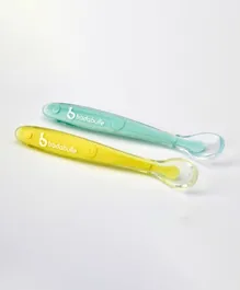 Badabulle Silicone Spoon Multicolour - Set of 2