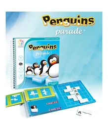 Smart Games Penguins Parade Magnetic Travel Game - Blue
