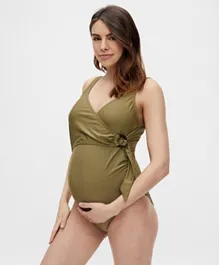 Mamalicious Maternity Swimsuit - Loden Green