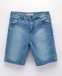 Minoti Basic Denim Shorts - Blue