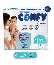 Confy Baby Eco Saver Diapers Pack of 4 Size 4 - 160 Pieces
