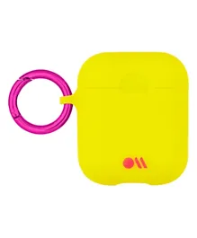 Case-Mate AirPods Hook Ups Case & Neck Strap - Lime Yellow