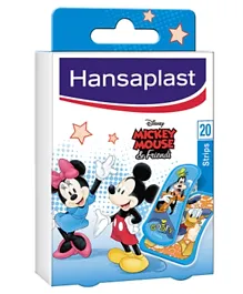 Hansaplast Disney Mickey Mouse & Friends Kids Plasters - Pack of 20 Strips