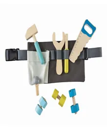 Andreu Toys Wooden Tool Belt Playset - 12 Pieces