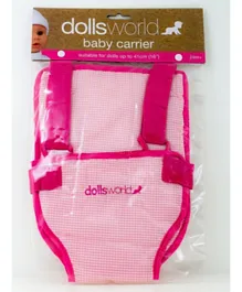 Dollsworld Doll Carrier Pink - 41 cm