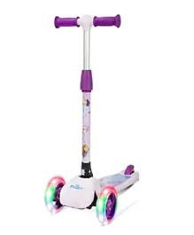 Spartan Disney Frozen Princess 3 Wheel Light Up Scooter With LED Lighted Wheels