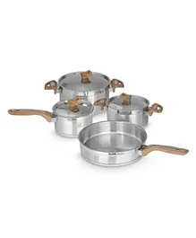 Serenk Definition Stainless Steel Cookware Set - 7 Pieces