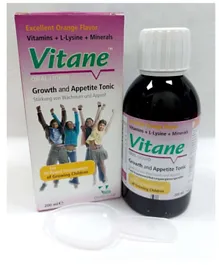 Vitane Growth & Appetite Liquid Tonic - 200mL