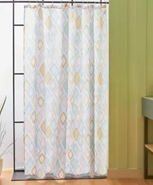 HomeBox Playland Gemini Polyester Shower Curtain