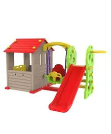 Myts Korean Playhouse Game With Swing & Slide - Grey