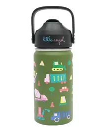 Little Angel  Kids Steel Insulated Water Bottle Green - 400mL