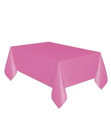 غطاء طاولة يونيك - وردي فاقع