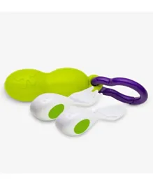 Doddl Baby Cutlery Set and  Case - Lime Green