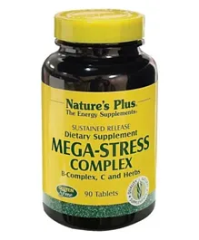 NaturesPlus Mega-Stress Complex Sustained Release - 90 Tablets