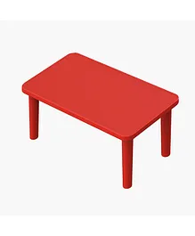 HomeBox Junior Kindergarten Rectangular Table - Red