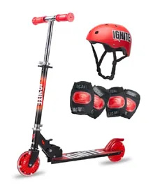 Ignite Flow Scooter 2 Wheel Combo Pack - Red