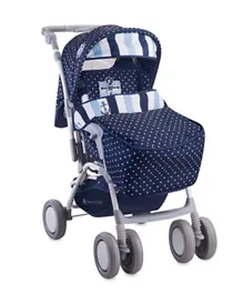 Bertoni Line Baby Stroller Combi Blue Anchor + Mama Bag