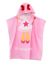 Star Babies Kids Hooded Poncho - Pink Fairy