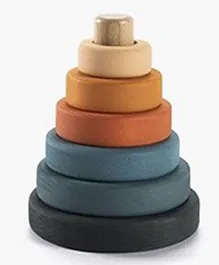 Sabo Concept Wooden Mini Ring Stacker Tropics - 7 Pieces