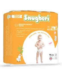 Snugberi Diaper Large Size 5 Pack of 22 - Assorted