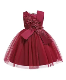 DDaniela La Bella Embellished Dress - Red