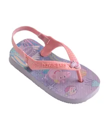 Havaianas Baby Peppa Pig Flip Flops - Quiet Lilac