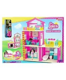 Dede Lola's House of Dreams Dollhouse - Pink
