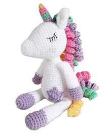 Pikkaboo Snuggle & Play Crocheted Unicorn