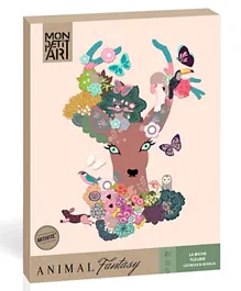 Mon Petit Art Animal Fantasy Creative Kit Floral Deer - Multicolour